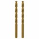 Raider  150655 - Set burghie metal, HSS-TIN, 1  mm, tija cilindrica, 2  bucati