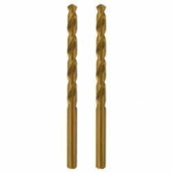 Raider  150656 - Set burghie metal, HSS-TIN, 1.5  mm, tija cilindrica, 2  bucati