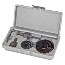 Raider  157707 - Set carote, lemn, 19-64  mm, 11  bucati, adaptor carote inclus