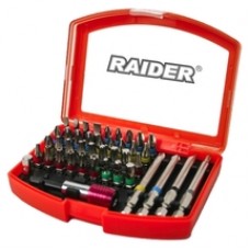 Raider  158902 - Set capete de insurubare, mixte, 42 bucati