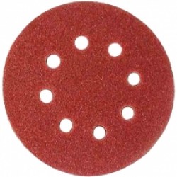 Raider  181101 + 181102 + 181104 - Set foi abrazive rotunde, 125 mm, 8 gauri, 30 bucati