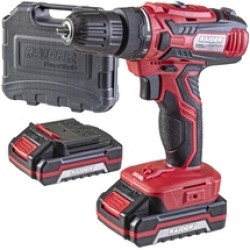Raider  RD-CDL29 - Masina de gaurit si insurubat cu 2 acumulatori, Li-Ion, 18 V, 1.5 Ah, 28 Nm, valiza plastic