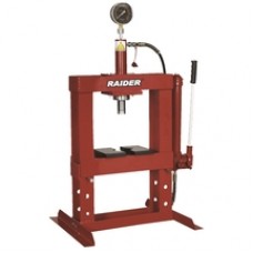 Raider  RD-HP02 - Presa hidraulica de banc, 10 T, indicator forta de presare