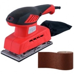 Raider  RD-SA08 + Bosch - 2609256B74 - Slefuitor cu vibratii, 200 W, 187x90 mm + Rola abraziva, 93 mmx5 m, granulatie 60