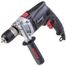 Raider  RDP-ID42 - Masina de gaurit cu percutie, 910 W, mandrina rapida, 13 mm