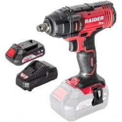 Raider  RDP-SCIW20 + RDP-R20 - Masina de insurubat cu impact, patrat 1/2 inch, 250 Nm + Set 1 acumulator si incarcator, Li-Ion, 20 V, 2 Ah