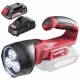 Raider  RDP-SCLWL20 + RDP-R20 - Lampa + Set 1 acumulator si incarcator, Li-Ion, 20 V, 2 Ah