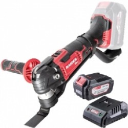 Raider  RDP-SOMT20 + RDP-R20 - Multicutter + Set 1 acumulator si incarcator, Li-Ion, 20 V, 4 Ah