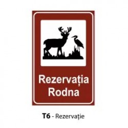 Rezervaţie naturală, Indicator rutier
