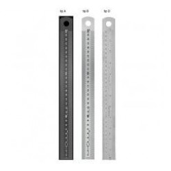 
                            Rigla de masurat din inox tip D 300 mm                        