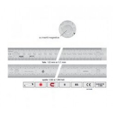 
                            Rigla din otel inoxidabil, cu insertii magnetice 600 / 24 mm / inch 1026433060                        