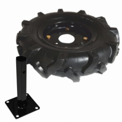  Roata cauciuc 5.00-12 tub hexagonal Ø32mm inclus