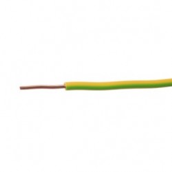 Rola conductor electric FY / H07V-U 1.5 mmp verde/galben 100 m, cupru