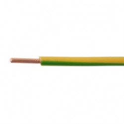 Rola conductor electric FY / H07V-U 4 mmp verde - galben 50 m, cupru