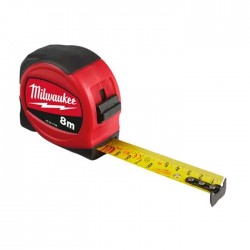 Ruleta 8 m X 25 mm Slimline Milwaukee