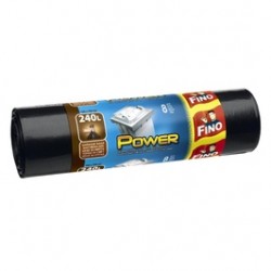 
                                        Saci menajeri / gunoi Fino LD, negru, 240L, 8 buc                                    
