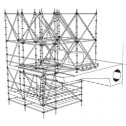 Schela profesionala MULTIDIRECTIONALA, Condor, model MULTICOM, cu pin (pivot) in rozeta