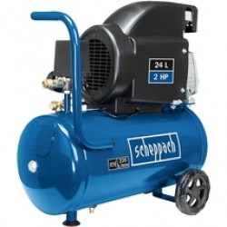 Scheppach  HC 26 - Compresor, cu ulei, 1500 W, 24 l, 220 l/min, 8 bar