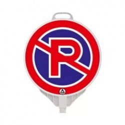 Semn din plastic, PPC, parcarea interzisă, Ø 38cm