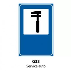 Service auto, Indicator rutier
