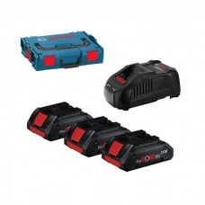 Set 3 acumulatori 18V + incarcator 0615990L1R Bosch