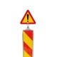 SET Baliză direcțională de 18kg + semn plastic atenție lucrări (130) + accesoriu prindere