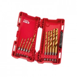 Set burghie cu coada hexagon 3-10 mm 10 buc 48894759 Milwaukee