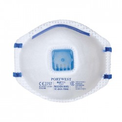 Set masca praf cu supapa FFP2 10buc P201