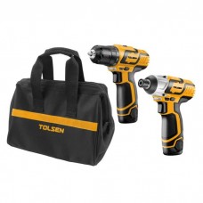 Set masina gaurit + bormasina impact Li-Ion 12V cu geanta 79028