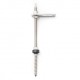 Set surub si suport Color Metal, fixare panouri fotovoltaice pe acoperis tabla, inox