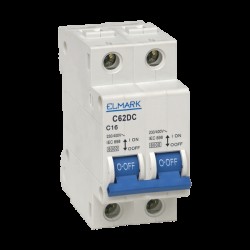 SIGURANTA CURENT CONTINUU 62DC/16A 2P CURBA C
