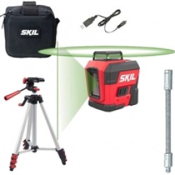 Skil  1961 DA + Proxxon 23706 - Nivela laser cu linii, 30 m, geanta textila + Prelungitor insurubare, 1/4 inch, 150 mm