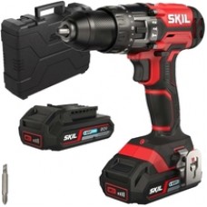 Skil  3020 HD - Masina de gaurit si insurubat cu percutie cu 2 acumulatori, Li-Ion, 20 V, 2 Ah, 55 Nm, led iluminare, valiza plastic