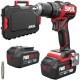 Skil  3075 HB - Masina de gaurit si insurubat cu percutie cu 2 acumulatori, Li-Ion, 20 V, 4 Ah, 60 Nm, motor fara perii, led iluminare, valiza plastic