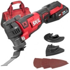 Skil  3650 DA - Multicutter cu 1 acumulator, Li-Ion, 20 V, 2.5 Ah, geanta textila, accesorii