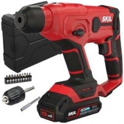 Skil  3810 GB - Rotopercutor SDS-Plus cu 1 acumulator, Li-Ion, 20 V, 2 Ah, 1 J, valiza plastic, accesorii