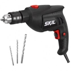 Skil  6002 CA - Masina de gaurit cu percutie, 500 W, mandrina cu cheie, 13 mm, accesorii