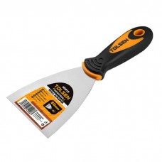 Spaclu otel 40 mm cu maner cauciucat 40012