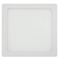 
                                        Spot LED aparent Hepol, 12W, 800lm, patrat 17 cm, lumina neutra 4000 K, IP40, alb                                    