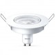 
                                        Spot LED incastrat, 4.7W, lumina neutra, GU10, orientabil, alb                                    
