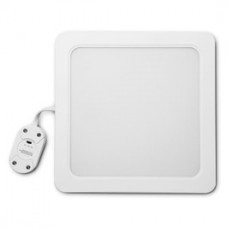 
                                        Spot LED incastrat Hepol, 24W, lumina calda / neutra / rece, alb, patrat, 225 x 225 mm                                    