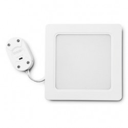 
                                        Spot LED incastrat Hepol, 9W, lumina calda / neutra / rece, alb, patrat, 120 x 120 mm                                    