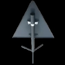 Stâlp metalic, trepied, înălțime 1 metru, Ø 4.8 cm, mobil, ideal pentru indicatoare rutiere