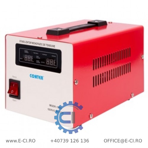 Stabilizator de tensiune cu servomotor, trifazic, 10KVA, Negru, PROAVR