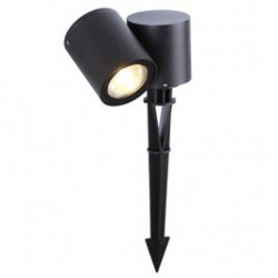 
                                        Stalp de iluminat ornamental Riad 1S KL139001, 1 x GU10, H 31 cm, negru, modern                                    