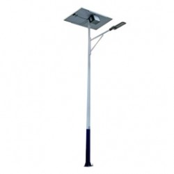 
                                        Stalp de iluminat solar stradal LED Lohuis, 80W, lumina rece - 6500K, cu panou solar detasabil, gri, IP65, 4 metri                                    