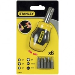 Stanley  0-66-357 - Set capete de insurubare, mixte, 7 bucati, surubelnita hexagonala