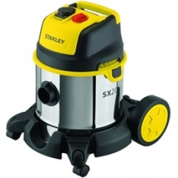 Stanley  SXVC20XTE - Aspirator umed-uscat, 1400 W, 180 mbar, 20 l, priza scule electrice
