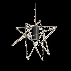 STAR LUSTRÄ 1xE27 NEGRU/AURIU