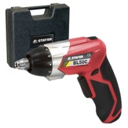 Stayer  BL 50 CK - Masina de insurubat cu 1 acumulator, Li-Ion, 3.6 V, 1.3 Ah, 4 Nm, turatie reglabila, valiza plastic, accesorii
